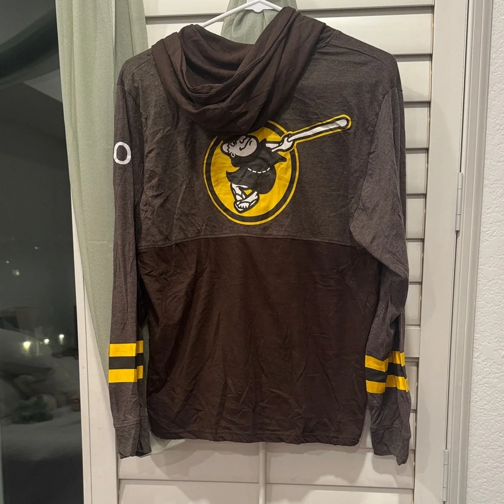 Padres Hoodie with Yellow Accents - Picture 3 of 3